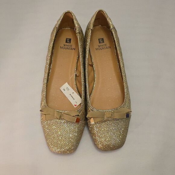 BRAND NEW WHITE MOUNTAIN BONNIE WOMEN'S QUILTED BOWNOT FLAT - Picture 3 of 16